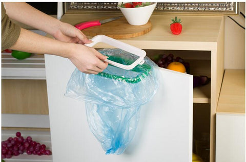 Cupboard Trash Bag Holder