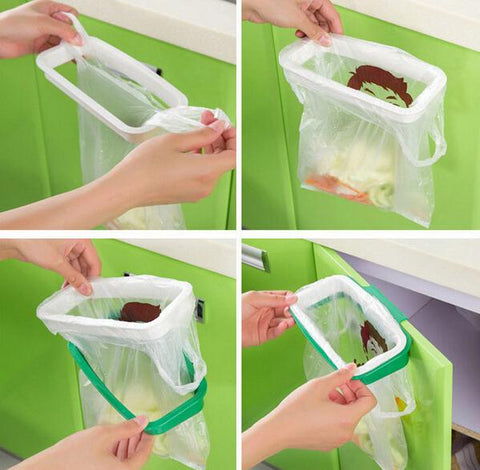 Cupboard Trash Bag Holder