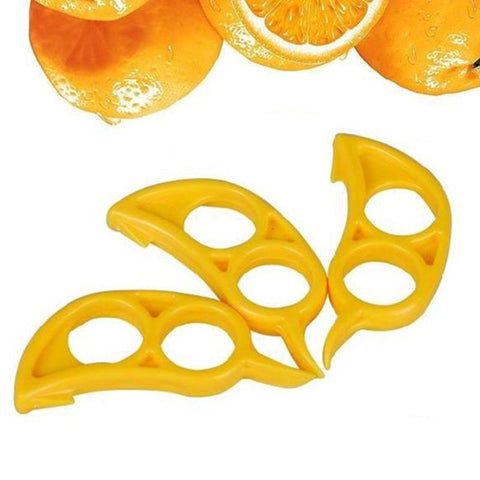 Portable Handy Plastic Orange Peeler