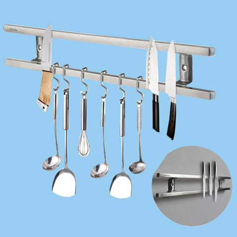 Wall Double Bar Knife Organizer